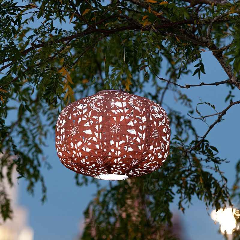 Sunflower Solar Lantern - Clay